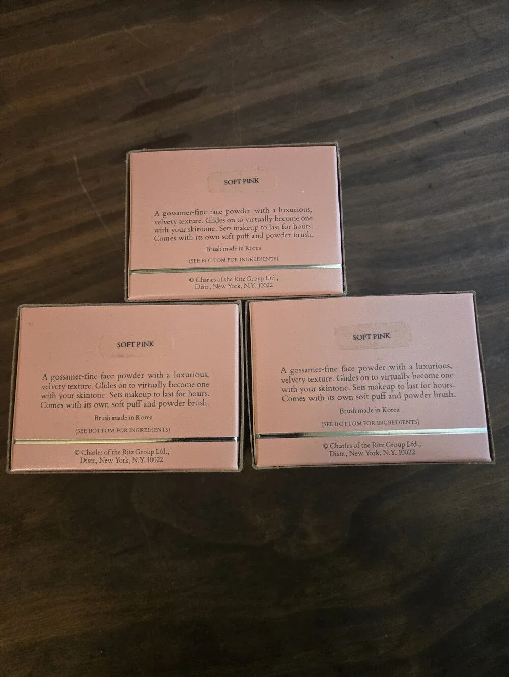Set Of 3 Charles Of The Ritz Ready Blended Powder - Soft Pink